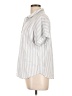Universal Thread Stripes Ivory Short Sleeve Blouse Size L - photo 5
