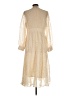 Fehaute 100% Polyester Gold Cocktail Dress Size 10 - photo 2