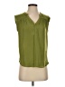 Maison d' Amelie 100% Polyester Green Sleeveless Blouse Size XS - photo 1