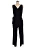 Ann Taylor LOFT Solid Black Jumpsuit Size 4 - photo 2