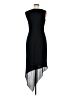 David Meister 100% Polyester Solid Black Cocktail Dress Size 6 - photo 2