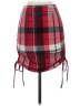 Assorted Brands Plaid Red Casual Skirt Size S - photo 1