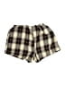 Romwe Plaid Brown Shorts Size M - photo 2