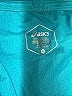 Asics Chevron-herringbone Teal Athletic Shorts Size XL - photo 3