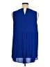 Vince Camuto Blue Sleeveless Blouse Size XL - photo 2