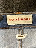 Molly & Isadora Solid Blue Jeans Size 16 Plus - photo 4