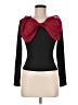Shein Black Long Sleeve Top Size 6 - photo 1