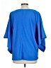 Glam Blue 3/4 Sleeve Blouse Size L - photo 2