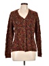 Talbots Tweed Brown Cardigan Size L - photo 1