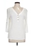 Sugarmint 100% Polyester White 3/4 Sleeve Blouse Size L - photo 1