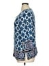 Ruby Rd. 100% Viscose Blue 3/4 Sleeve Blouse Size XL - photo 5