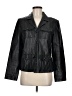 INC International Concepts 100% Acetate Black Jacket Size Med Petite - photo 1