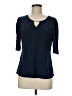 DressBarn Blue 3/4 Sleeve Top Size M - photo 1