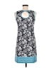 Max Studio Paisley Blue Casual Dress Size XS - photo 2