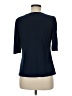 DressBarn Blue 3/4 Sleeve Top Size M - photo 2