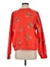 Cynthia Rowley Floral Red Sweatshirt Size S - photo 1