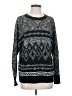 Lucky Brand Chevron-herringbone Black Pullover Sweater Size S - photo 1