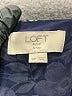Ann Taylor LOFT Outlet 100% Polyester Floral Blue Jumpsuit Size 0 - photo 4