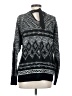 Lucky Brand Chevron-herringbone Black Pullover Sweater Size S - photo 2