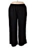 Shein Curve 100% Polyester Solid Black Casual Pants Size 4X - photo 1