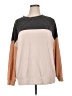 Unbranded Color Block Tan Pullover Sweater Size 1X - photo 1