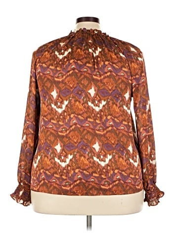 Pinch Long Sleeve Blouse (view 2)