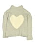 Crewcuts Hearts Ivory Turtleneck Sweater Size 8 - photo 1
