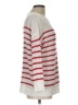 Ann Taylor LOFT 100% Acrylic Stripes White Pullover Sweater Size L - photo 4