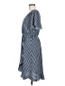 Naif 100% Polyester Stripes Blue Casual Dress Size 6 (estimated) - photo 5