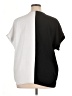 Cotton Bleu 100% Polyester Color Block Black Short Sleeve Top Size XL - photo 2