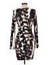 Tart Animal Print Brown Cocktail Dress Size L - photo 2