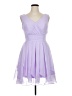 Assorted Brands Purple Cocktail Dress Size 16 - photo 1