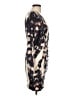 Tart Animal Print Brown Cocktail Dress Size L - photo 4
