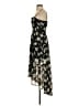 Mi ami 100% Polyester Floral Black Casual Dress Size XS - photo 5