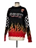 Shein 100% Polyester Red Black Pullover Sweater Size 8 - 10 - photo 1