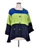 For Cynthia Color Block Blue Cardigan Size 2X - photo 1