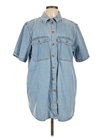 Universal Thread Denim Vest (view 1)