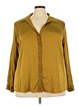 Eileen Fisher Long Sleeve Silk Top (view 1)