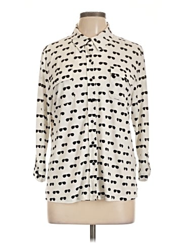 Karl Lagerfeld Paris 3/4 Sleeve Blouse (view 1)