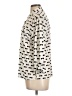 Karl Lagerfeld Paris Animal Print Ivory 3/4 Sleeve Blouse Size L - photo 5
