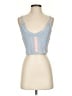 For Love & Lemons 100% Polyester Blue Tank Top Size XS - photo 1