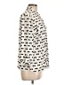 Karl Lagerfeld Paris Animal Print Ivory 3/4 Sleeve Blouse Size L - photo 4