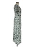 Faherty Paisley Blue Casual Dress Size M - photo 4