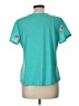 Van Heusen 100% Polyester Teal Short Sleeve Blouse Size L - photo 2