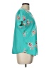Van Heusen 100% Polyester Teal Short Sleeve Blouse Size L - photo 4