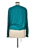 Left Coast by Dolan 100% Polyester Teal Long Sleeve Blouse Size XL - photo 2