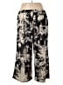 Truth + Style 100% Polyester Floral Black Casual Pants Size 3X Petite - photo 2