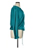Left Coast by Dolan 100% Polyester Teal Long Sleeve Blouse Size XL - photo 4