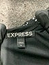 Express 100% Polyester Polka Dots Black Cocktail Dress Size 0 - photo 7