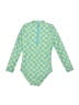 Unbranded Argyle Yellow Rash Guard Size 3T - photo 2